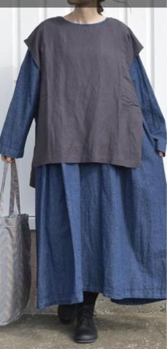 新品⭐︎ No18｜カシュクールロングジレ　hughug オハコ 2025年最新】おはこ ベスト・ジレ・ビスチェの人気アイテム