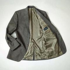 ローレンラルフローレン　テーラードジャケット　千鳥柄　茶色系　総裏　38R