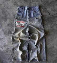 黒バギーデニムスターチーム menes jaded london bigboy似