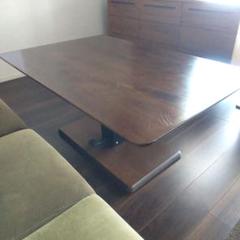 大川家具 昇降式テーブル ダイニングテーブル 1本脚 一つ脚 木製 m55738987225_1.jpg?1715418663