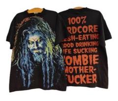 ✮Tシャツ　バンドTシャツ　ロブ・ゾンビ×アリス・クーパー　フェード感　XL✮ ✮Tシャツ バンドTシャツ ロブ・ゾンビ×アリス・クーパー