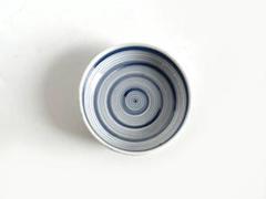 骨董　アンティーク　染付　輪線　渦巻　糸巻　小皿　平盃　豆皿　酒器 骨董アンティーク染付輪線渦巻糸巻小皿平盃豆皿酒器