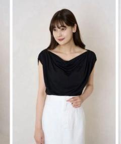 新色】Asymmetric Ribbon Top