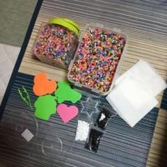 アイロンビーズセット 多色 ビーズプレート付き