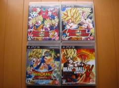 ＰＳ３ソフト４枚セット　ドラゴンボールレイジングブラスト２ 他
