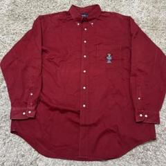 Ralph Lauren ポロラルフローレン ボタンダウンシャツ　ポロベア 赤