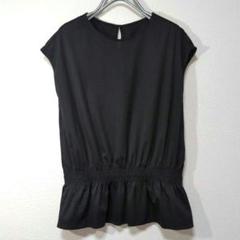 【匿名配送】 M-PREMIER半袖ニット　ブラック　Sサイズ 2025年最新】エムプルミエ M-PREMIER 半袖Tシャツの人気アイテム