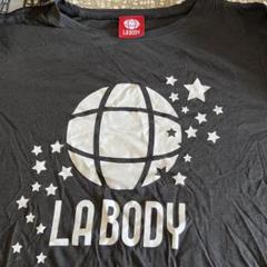 値下げ！タグ付新品 総柄  Tシャツ BLACK   la body 値下げ！タグ付新品 総柄 Tシャツ BLACK la bodyの通販 by