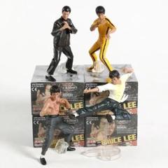 激レア ヴィンテージ イエロー武道家フィギュア3体セット　ブルースリー 激レア ヴィンテージ イエロー武道家フィギュア3体セット ブルー