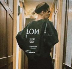 試着のみ　梨花着用 LON スウェット ブラックブラウン 試着のみ梨花着用 LON スウェット ブラックブラウン