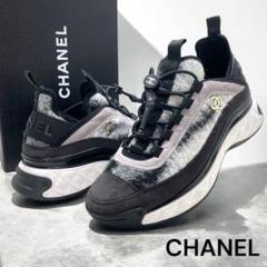 極美品✨CHANEL シャネル スニーカー ファブリック ココマーク サイズ36