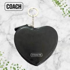 COACH ハート型コインケース ブラック コーチ COACH コインケース ハート型 クレヨンハート 日本未発売