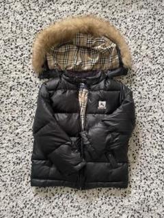 BURBERRY フード付きダウンジャケット　130㎝ Burberry バーバリー キッズ ダウンジャケット フード付き