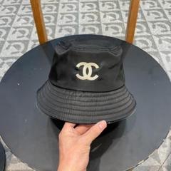 CHANEL ブラック バケットハット CCロゴ - メルカリ