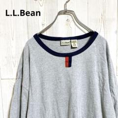 00s L.L.Bean リンガーネックシャツ　ラグランTシャツ　サイズXXL