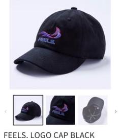 FEELS. LOGO CAP BLACK 上杉柊平 - メルカリ
