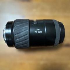 【中古品】　ミノルタ　望遠レンズ　AF LENS　75-300　専用ケース付き 中古品】 MINOLTA ミノルタ 望遠レンズ AF LENS 75-300 専用
