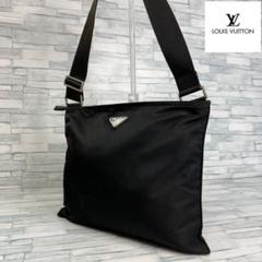 極美品　130 PRADA プラダ　ショルダーバッグ　ブラック　ナイロン