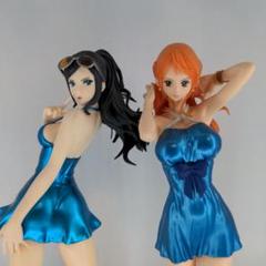 ワンピース Glitter&glamours ナミ ロビン フィギュア セットのサムネイル
