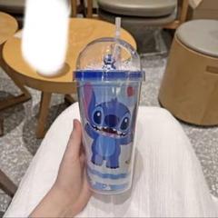 ★新品★レア　スティッチ　タンブラー　キラキラ　可愛い　輸入　映画　ディズニー