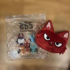bad bat boyz 赤いポーチとステッカーセット
