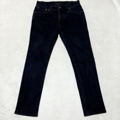 ヌーディージーンズ 32 THIN FINN BLACK RING オーガニック
