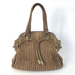 【美品】BALLY バリー スエード レザー ハンドバッグ
