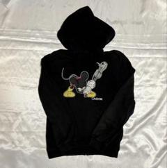ロエン × ディズニー　クラッシュミッキー　半袖パーカー　50 XL ロエン✕Disney コラボ クラッシュミッキーパーカー - メルカリ