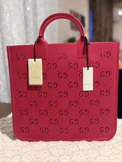 GUCCI GGロゴトートラバーバッグ ラズベリーピンク新品❤︎未