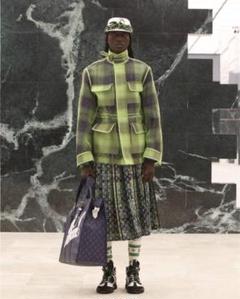 素敵でユニークな 21FW LOUIS ブルゾン チェックジャケット ルイヴィトン VUITTON ジャケット・アウター