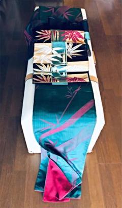 アンティーク着物 個性的な竹の柄