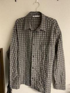 ZARA チェック柄 長袖シャツ グレー系