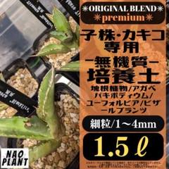 〔1.5リットル〕子株・カキコ専用 無機質 培養土〔アガベ・塊根植物〕匿名配送のサムネイル