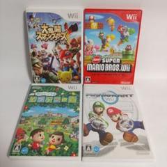 Wiiソフト4作セット 大乱闘スマッシュブラザーズX マリオカート