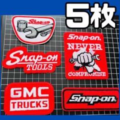 Snap-on TOOLS ワッペン 5枚セット かっこいい リメイク アレンジ
