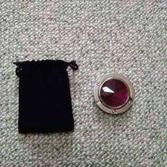 バッグハンガー　ピンク　巾着付き