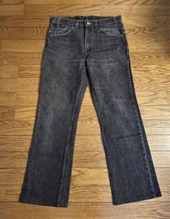 リーバイスUSA後染めブラック505 W36L30 サブカルチャーベルベルジン 希少/後染め黒/90's/USA製/リーバイス505ブラックジーンズ【W40