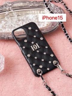 【新品未開封】Darich キルティングビジューiPhoneケース - 15