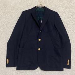 BLUE WORK トゥモローランド コットンリネン 紺ブレザー S BLUE WORK トゥモローランド コットンリネン 紺ブレザー S