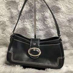 【極美品】23区ハンドバック　レザー　黒