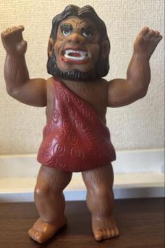 【当時物】中嶋製作所 ソフビ タイガーマスク ゴリラマン 中嶋製作所 獣人ゴリラマン タイガーマスク ソフビ 当時もの