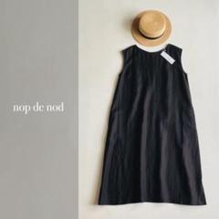 nop de nod Cornet リネンレーヨンノースリーブ2wayワンピース