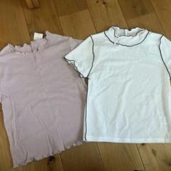 新品　白と薄ピンクのトップス 140 150 セット　きれい系