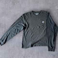 Carhartt ロンT L (日本サイズXL) ダスティオリーブ