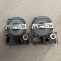 KING JIM TEPRA テープ 6mm 9mm 透明　2個セットのサムネイル
