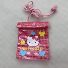 平成レトロ 2004年 キティ✖️蝶 海やプールにも!小物ケース ビニール①