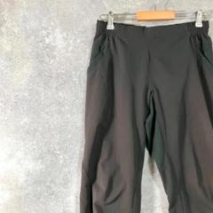 DESCENTE　トレーニングパンツ　ブラック　無地　ポリエステル　フルレングス