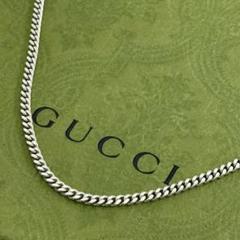 GUCCI 49cm 中太 チェーンのみ 喜平 ネックレス 0748a14