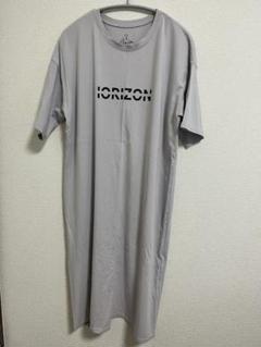 Anna Kerry グレー ロングTシャツワンピース 半袖