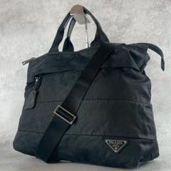 美品✨PRADA ショルダーバッグ 2way A4ビジネス ハンド 黒 肩掛け